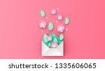 creative design for envelope... | Shutterstock .eps vector #1335606065