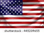 usa united state of america... | Shutterstock . vector #445239655