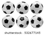 Football. Six Soccer Balls...