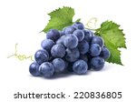 Blue Wet Isabella Grapes Bunch...