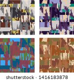 abstract brush stroke grunge... | Shutterstock .eps vector #1416183878