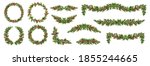 big set of christmas fir... | Shutterstock .eps vector #1855244665