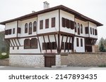 Small photo of Traditional Ottoman house in Safranbolu. Safranbolu UNESCO World Heritage Site. Old wooden mansion turkish architecture. Wooden ottoman mansion