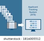 resumes transform with ats ... | Shutterstock .eps vector #1816005512