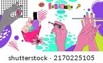 vector abstract illustration of ... | Shutterstock .eps vector #2170225105