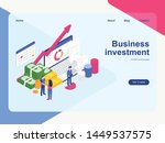 business investment or business ... | Shutterstock .eps vector #1449537575