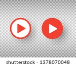 play button icons set isolated... | Shutterstock .eps vector #1378070048