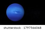 Neptune With Text Space On The...