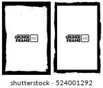 grunge frame   abstract texture.... | Shutterstock .eps vector #524001292