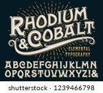 rhodium   cobalt is an vintage... | Shutterstock .eps vector #1239466798