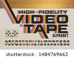 A Retro Alphabet With 1980s...