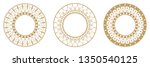 set of decorative round frames... | Shutterstock .eps vector #1350540125