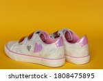 children's shoes. white new... | Shutterstock . vector #1808475895
