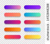 super set of button gradient... | Shutterstock .eps vector #1452848288
