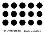 set of starburst badges icon.... | Shutterstock .eps vector #1633266088
