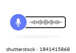 voice messages geometric badge... | Shutterstock .eps vector #1841415868