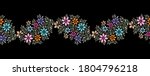 seamless vector flower border... | Shutterstock .eps vector #1804796218