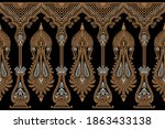 traditional asian paisley... | Shutterstock .eps vector #1863433138
