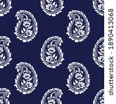 traditional asian paisley... | Shutterstock .eps vector #1890413068