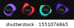 vector colorful neon templates. ... | Shutterstock .eps vector #1551076865