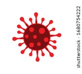 illustration of virus template  ... | Shutterstock .eps vector #1680754222