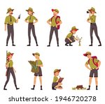 Male And Female As Park Ranger...