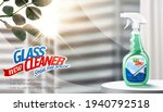 glass cleaner ad in 3d... | Shutterstock .eps vector #1940792518