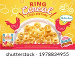 realistic ring cereal in the... | Shutterstock .eps vector #1978834955