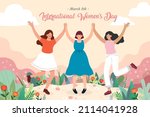 international women's day... | Shutterstock .eps vector #2114041928