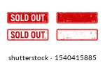 sold out stamp set  empty... | Shutterstock .eps vector #1540415885