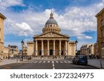 Small photo of Paris, France - 27 May 2018: Pantheon building in Latin quarter
