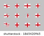 England Flag   Flat Collection. ...