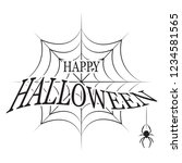 happy halloween background | Shutterstock .eps vector #1234581565