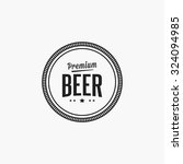isolated beer label with text... | Shutterstock .eps vector #324094985
