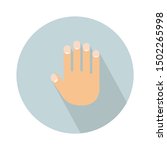 hand stop icon   from web ... | Shutterstock .eps vector #1502265998