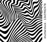 abstract zebra skin. modern... | Shutterstock .eps vector #1365982478