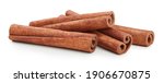 Cinnamon Sticks Isolated On...