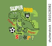 Vector Super Dino  Dino Soccer  ...