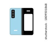 smartphone 2020 flat icon... | Shutterstock .eps vector #1809501868