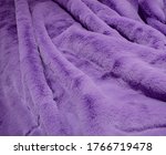 Fluffy faux fur blanket photographed for backgrounds