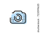 camera icon vector isolated | Shutterstock .eps vector #723599635
