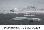 Icebergs And Glaciers In...