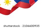 corner waving philippines  ... | Shutterstock .eps vector #2106600935