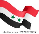 syrian flag  on white... | Shutterstock .eps vector #2170770385