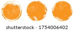 circle grunge stamp set. round... | Shutterstock .eps vector #1754006402