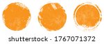 circle grunge stamp set. round... | Shutterstock .eps vector #1767071372