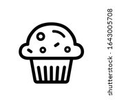 Muffin Icon  Vector...