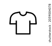 vector shirt icon. eps. 10. | Shutterstock .eps vector #2059004078