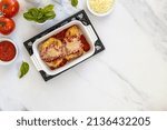 Small photo of A Plate of Chicken Parmesean