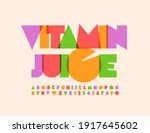 vector bright sign vitamin... | Shutterstock .eps vector #1917645602